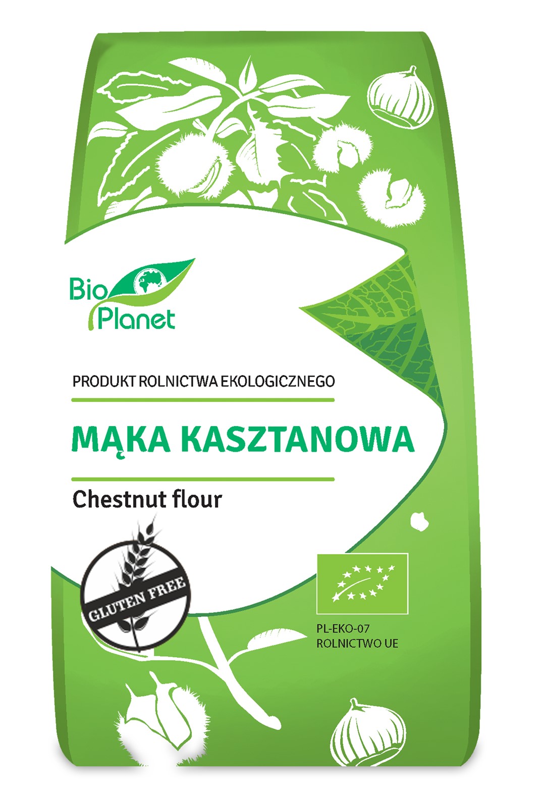 Bio planet mąka kasztanowa bezglutenowa bio 250 g
