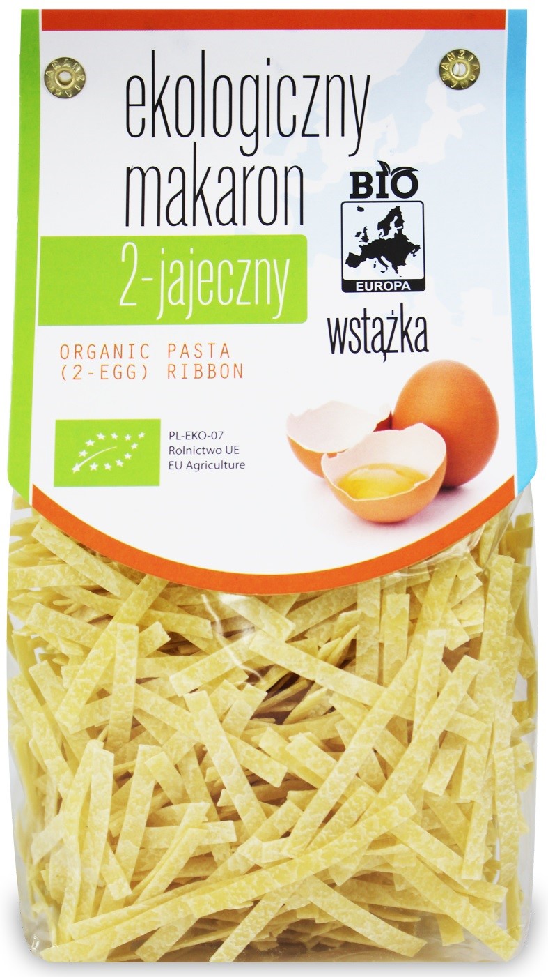 Bio planet makaron (2jajeczny) wstążki bio 250 g