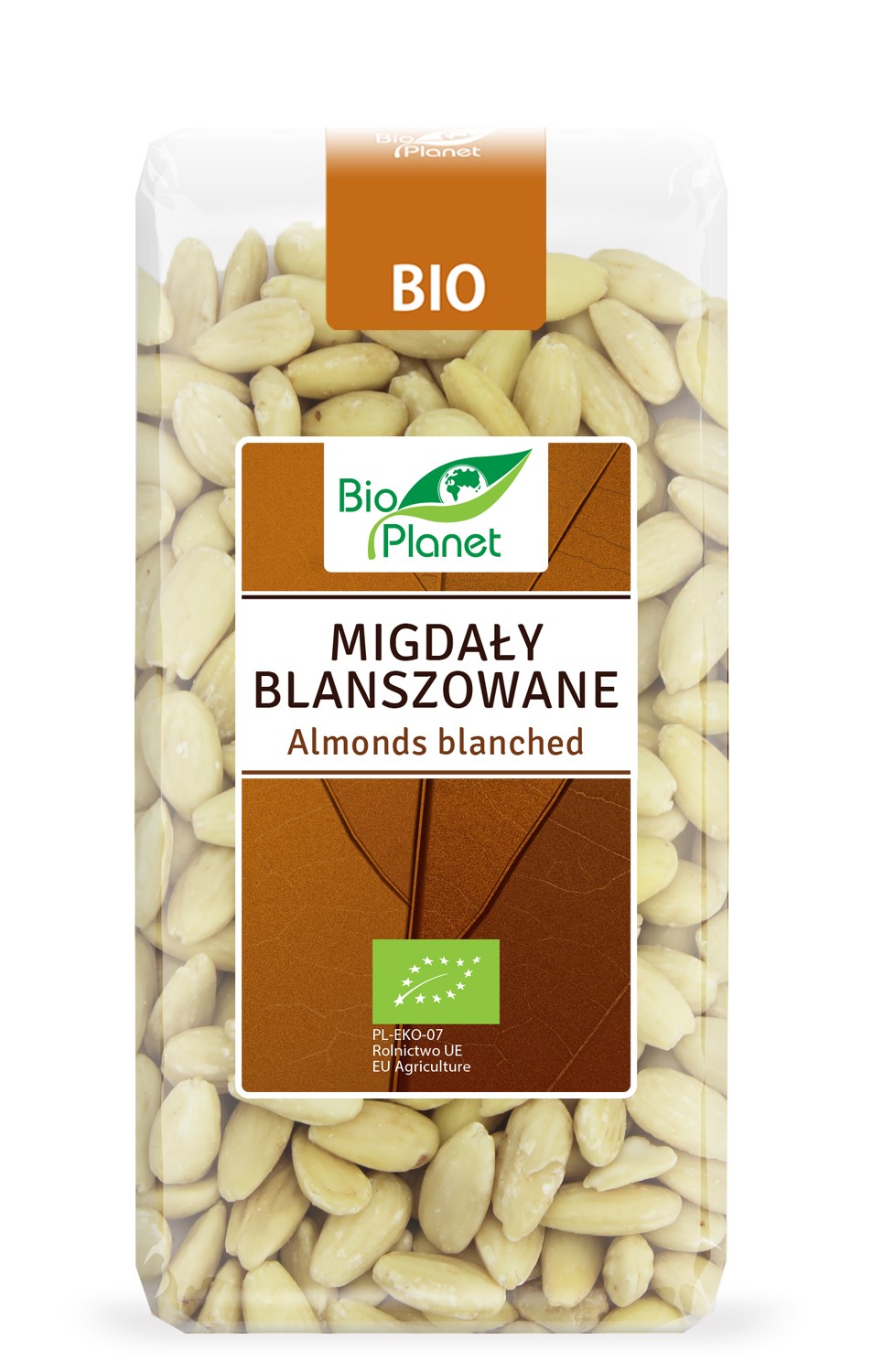 Bio planet migdały blanszowane bio 350 g