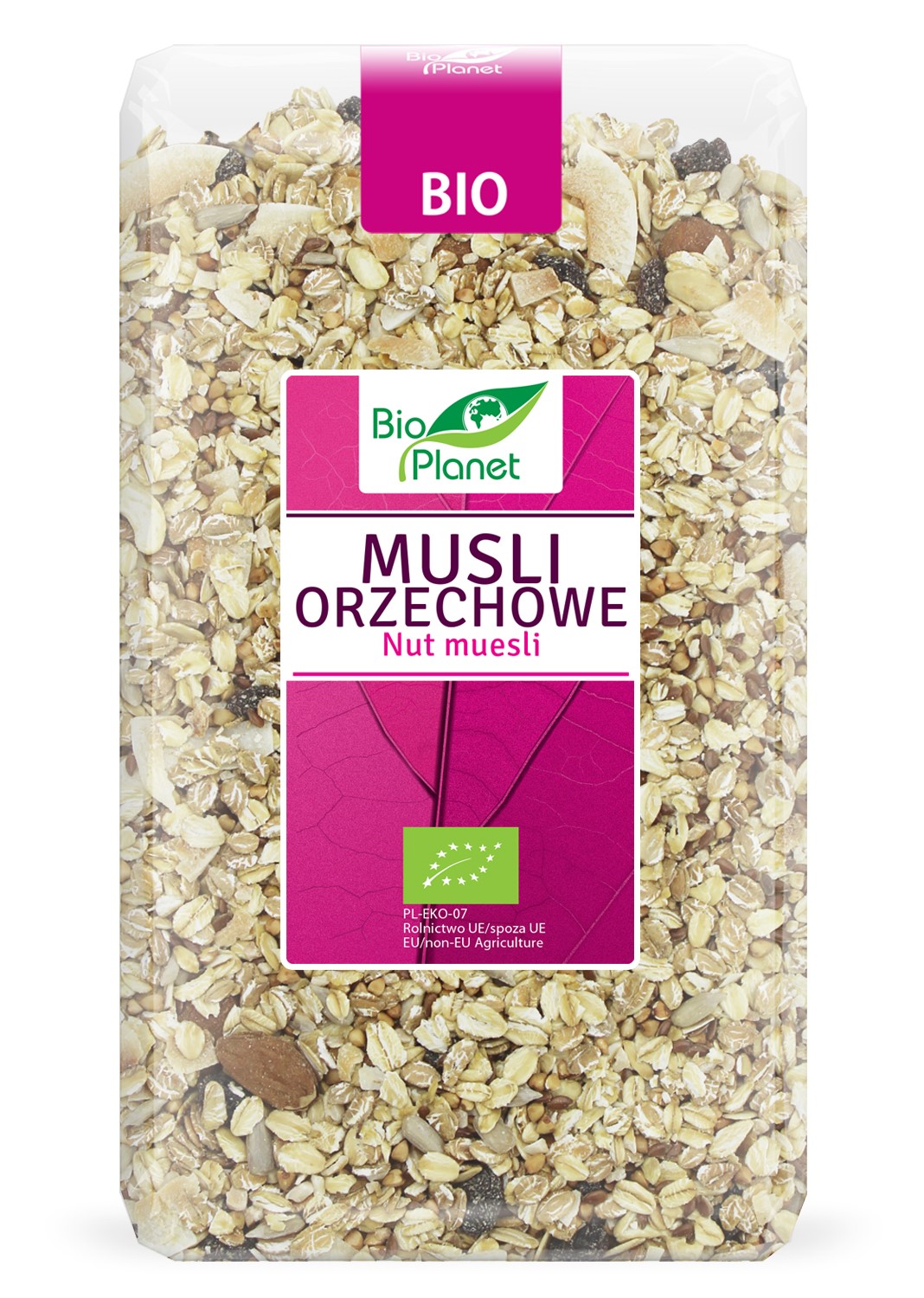 Bio planet musli orzechowe bio 600 g
