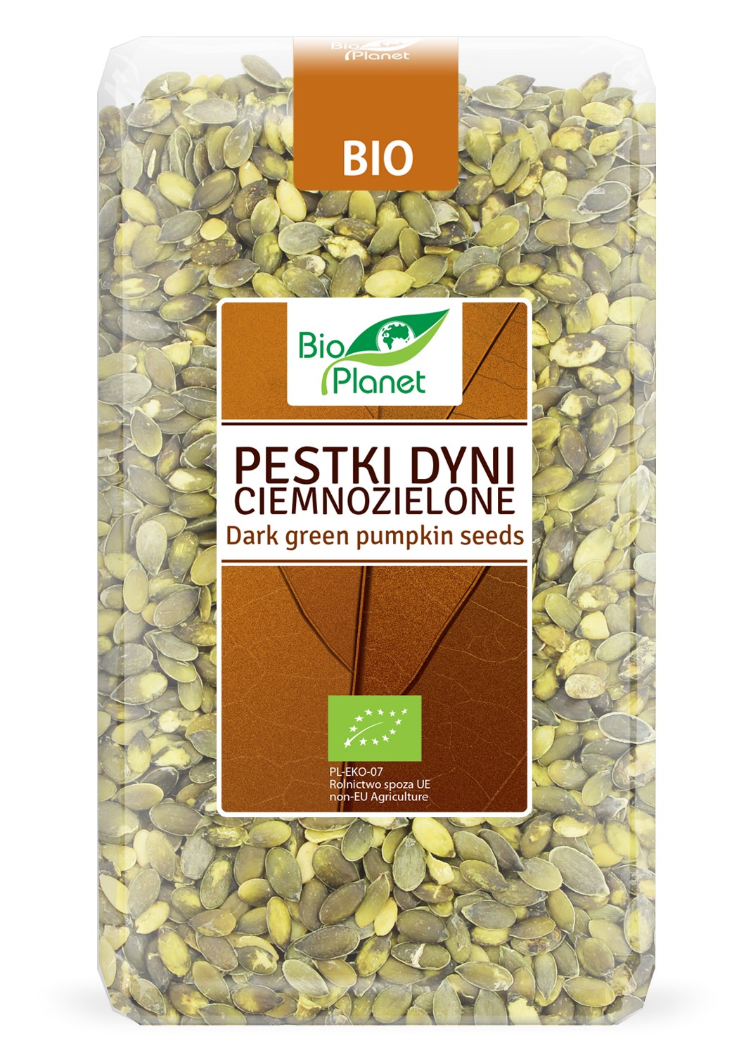 Bio planet pestki dyni ciemnozielone bio 1 kg