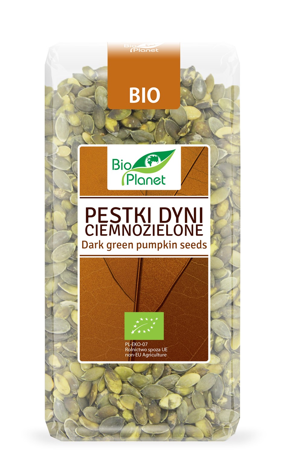 Bio planet pestki dyni ciemnozielone bio 350 g