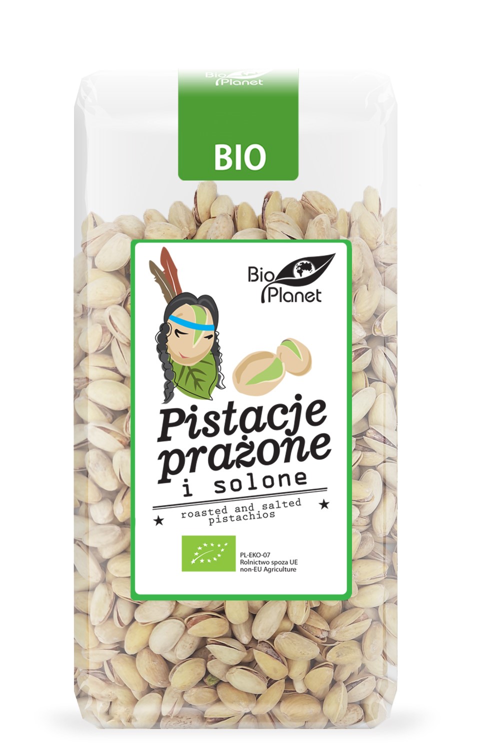 Bio planet pistacje prażone i solone bio 300 g