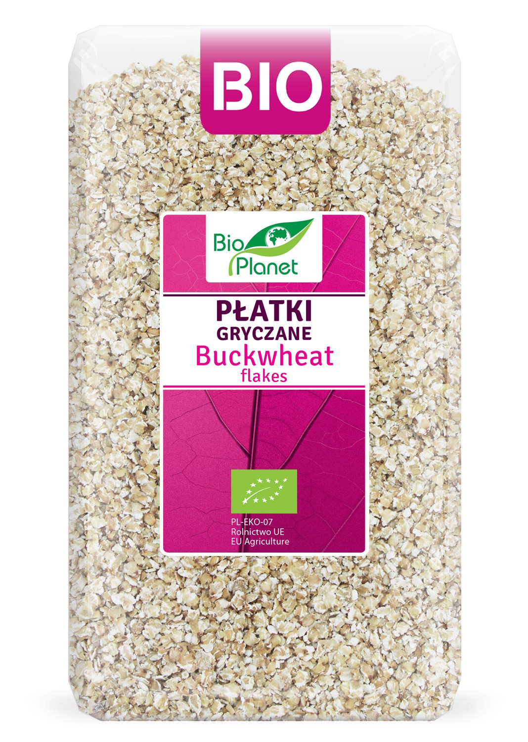 Bio planet płatki gryczane bio 600 g