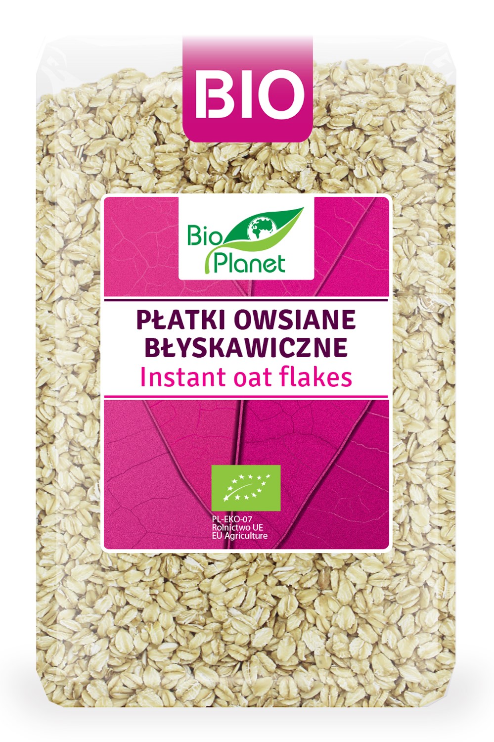 Bio planet płatki owsiane błyskawiczne bio 1 kg