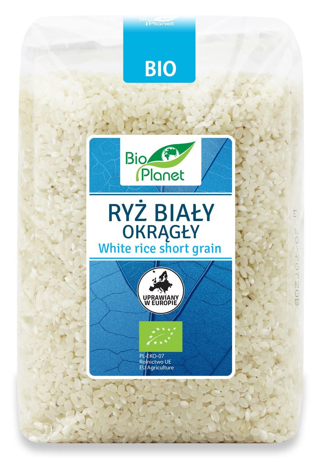 Bio planet ryż biały okrągły bio 1 kg