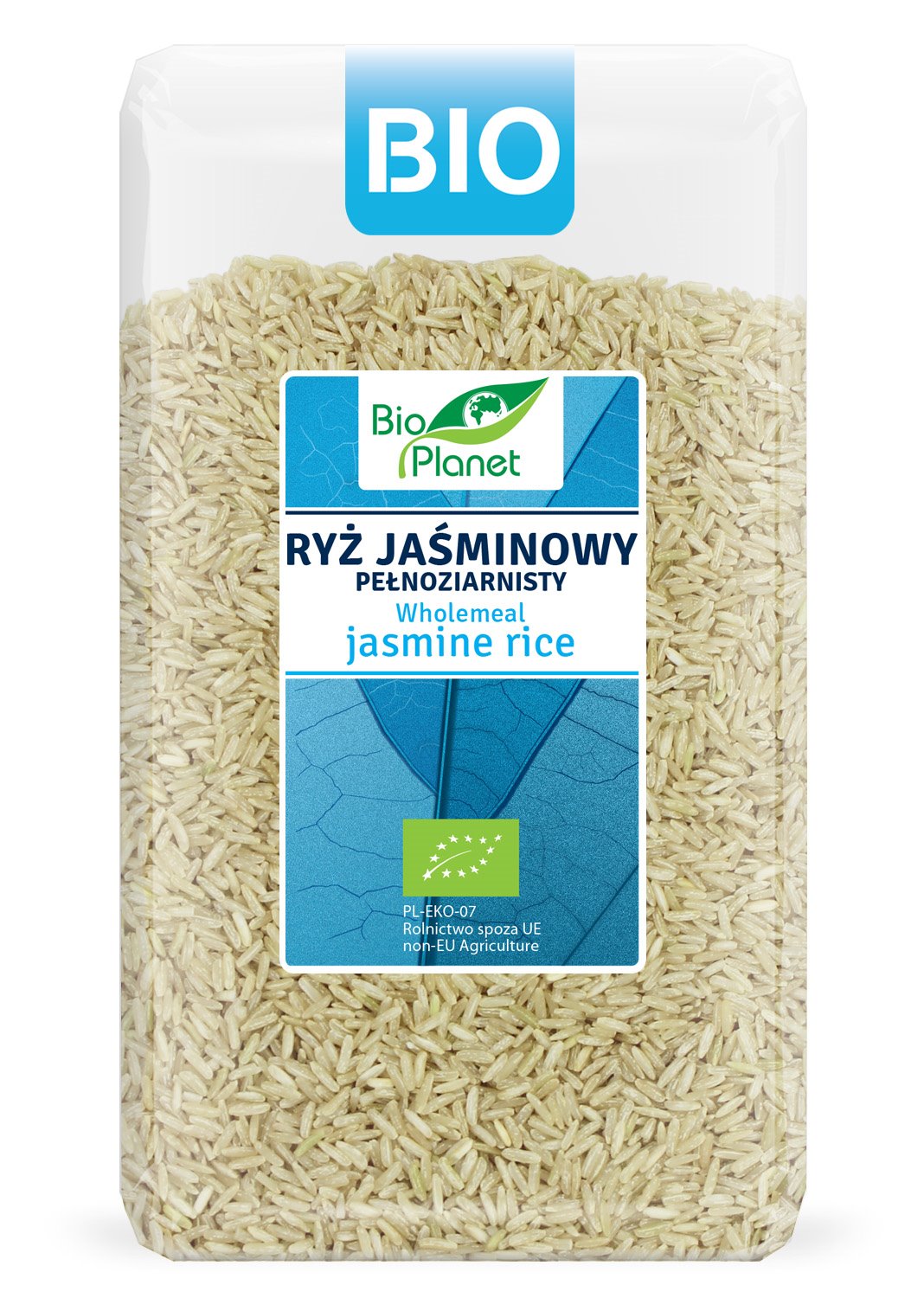 Bio planet ryż jaśminowy pełnoziarnisty bio 1 kg