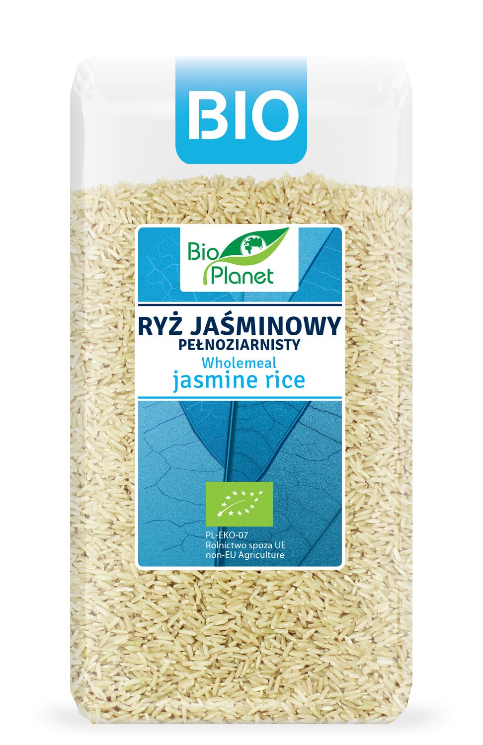 Bio planet ryż jaśminowy pełnoziarnisty bio 500 g