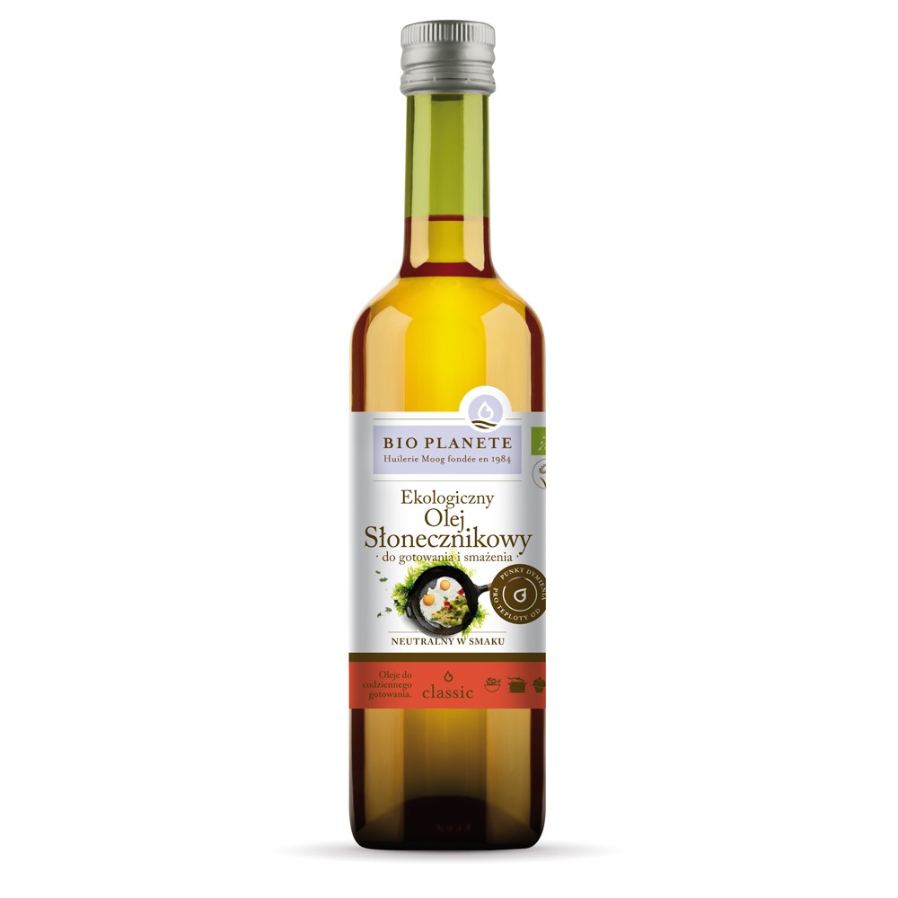 Bio planete olej do gotowania i smażenia bio 500 ml