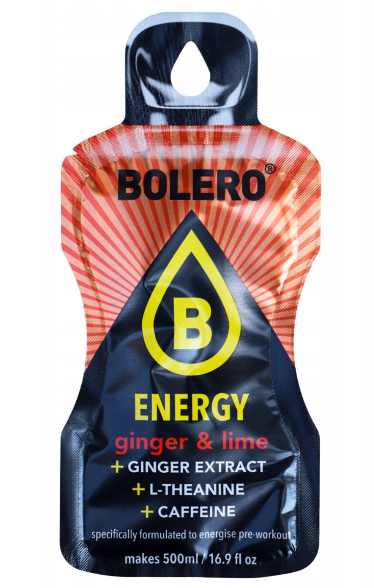Bolero Energy Ginger & Lime 7g