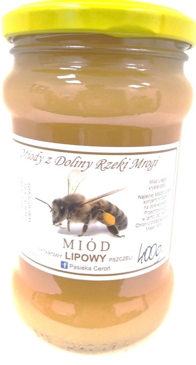 CEROŃ Miód lipowy 400 g