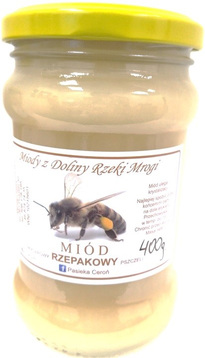CEROŃ Miód rzepakowy 400 g