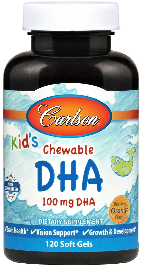CARLSON Kids Chewable DHA (100 mg)