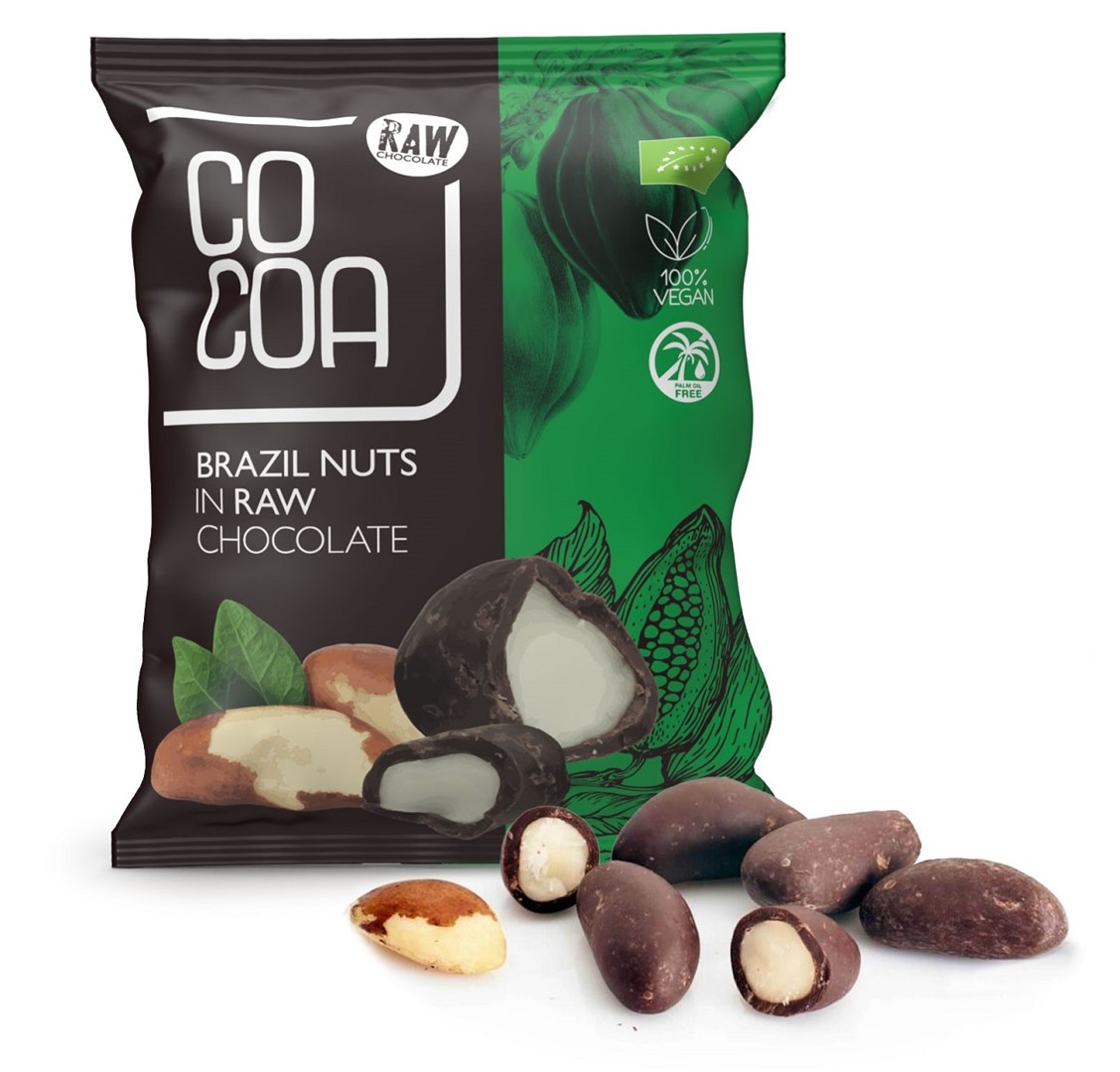 Cocoa orzechy brazylijskie w surowej czekoladzie bio 70 g