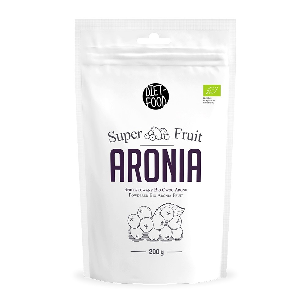 DIET-FOOD Aronia w proszku BIO 200 g