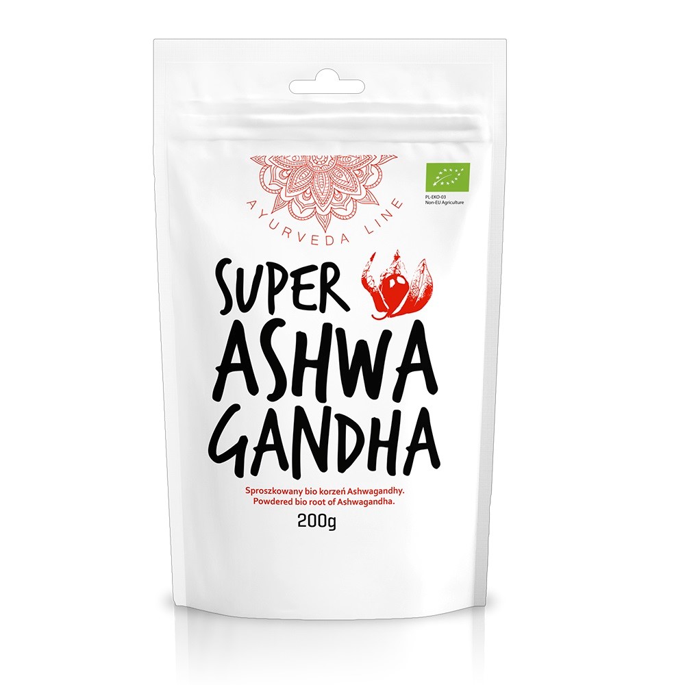 DIET-FOOD Korzeń ashwagandhy w proszku BIO 200 g