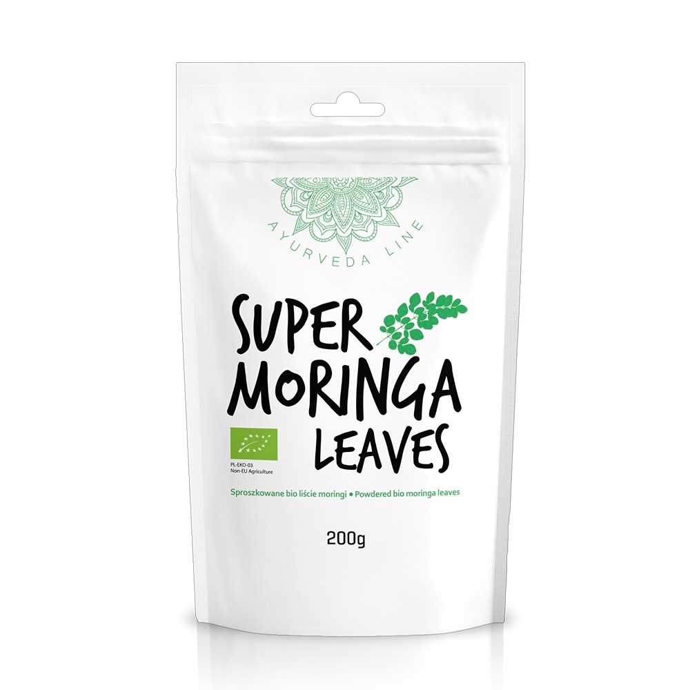DIET-FOOD Liście Moringi sproszkowane BIO 200 g
