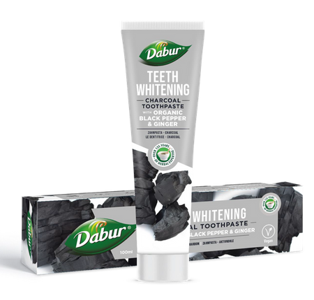 Dabur pasta do zębów wybielająca węglowa z pieprzem i imbirem 100 ml