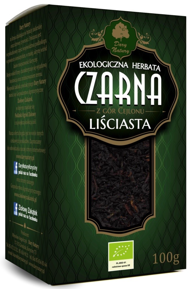 Dary natury herbata czarna liściasta bio 100 g