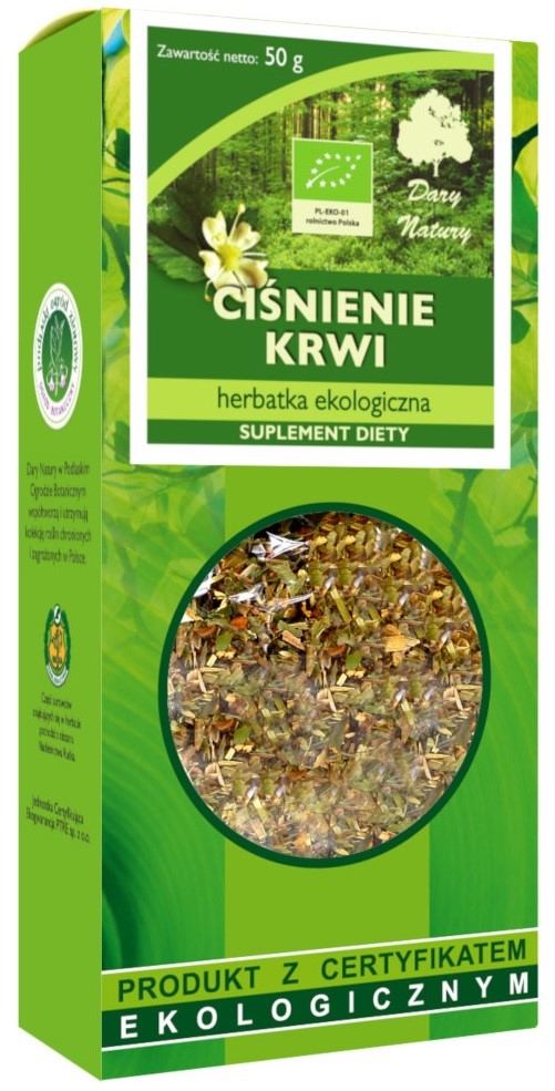 Dary natury herbatka ciśnienie krwi bio 50 g