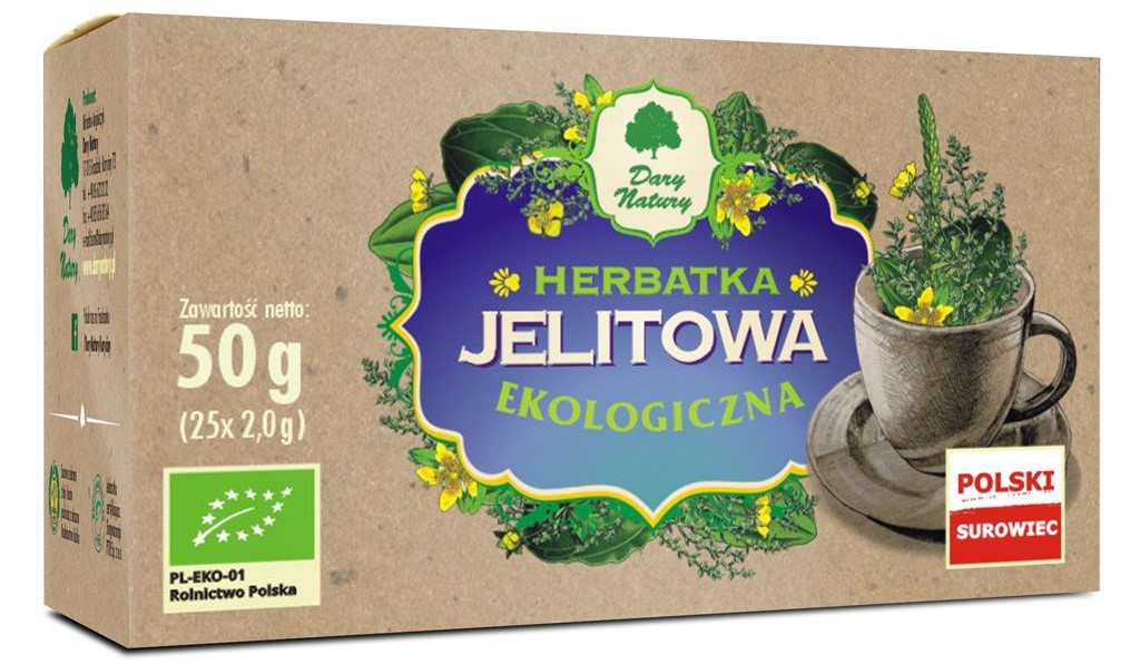 Dary natury herbatka jelitowa bio (25 x 2 g) 50 g