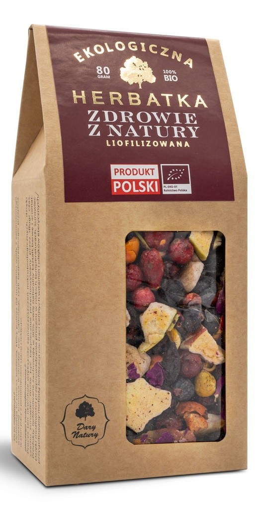 Dary natury herbatka liofilizowana zdrowie z natury bio 80 g