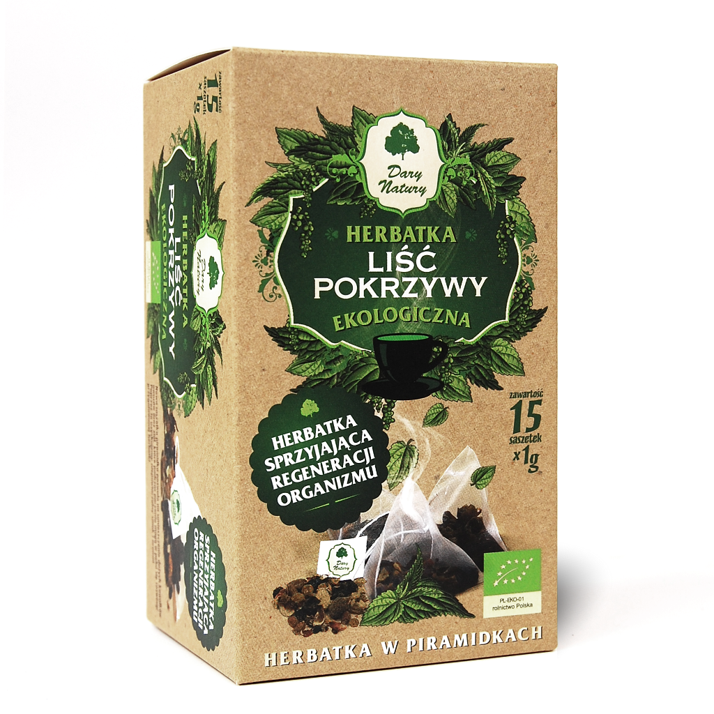 Dary natury herbatka liść pokrzywy piramidki bio (15 x 1 g) 15 g