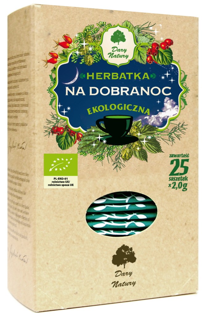 Dary natury herbatka na dobranoc bio (25 x 2 g) 50 g