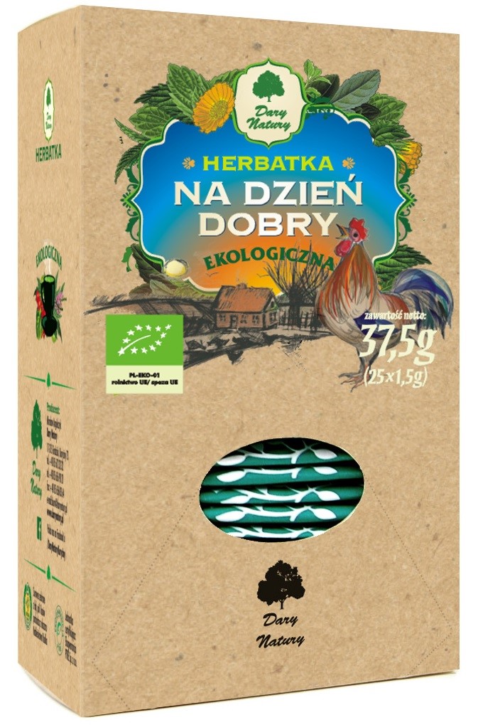 Dary natury herbatka na dzień dobry bio (25 x 1,5 g) 37,5 g