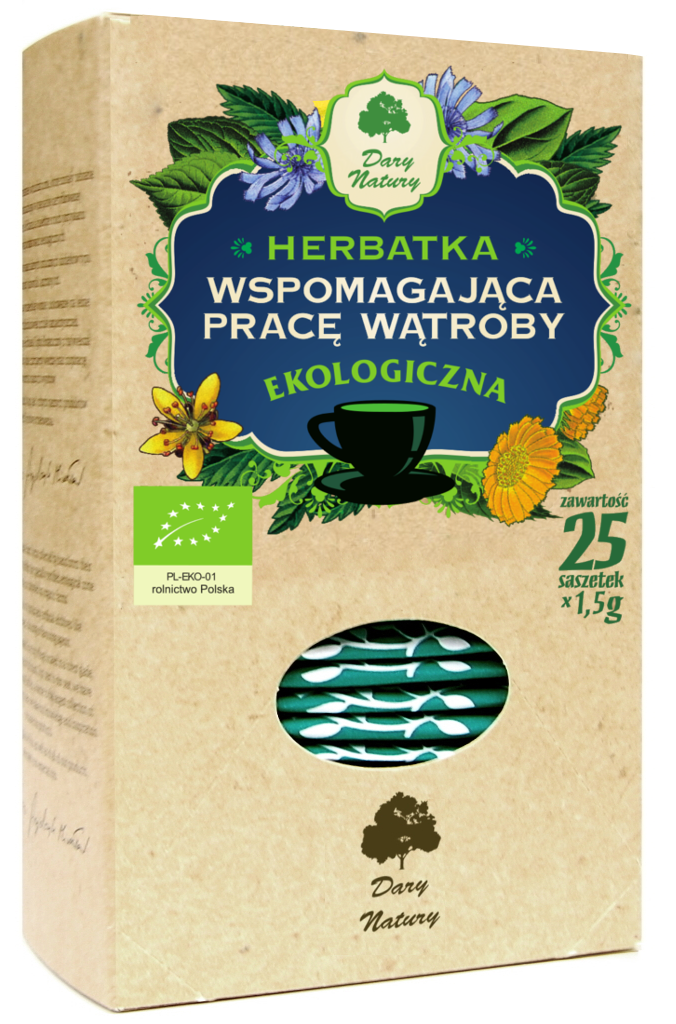 Dary natury herbatka wspomagająca pracę wątroby bio (25 x 1,5 g) 37,5 g