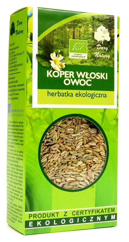 Dary natury herbatka z owocu kopru włoskiego bio 50 g