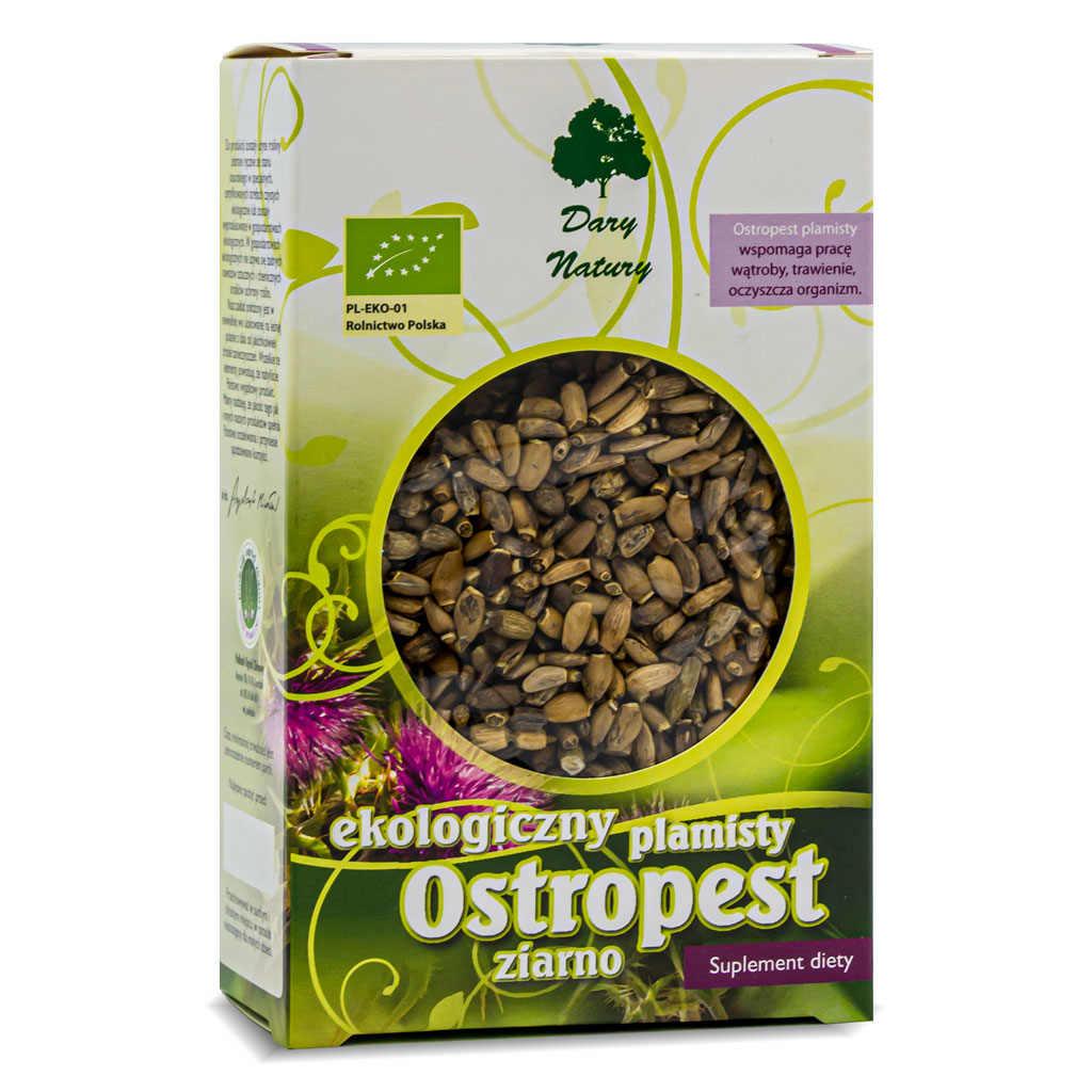 Dary natury ostropest plamisty ziarno bio 100 g