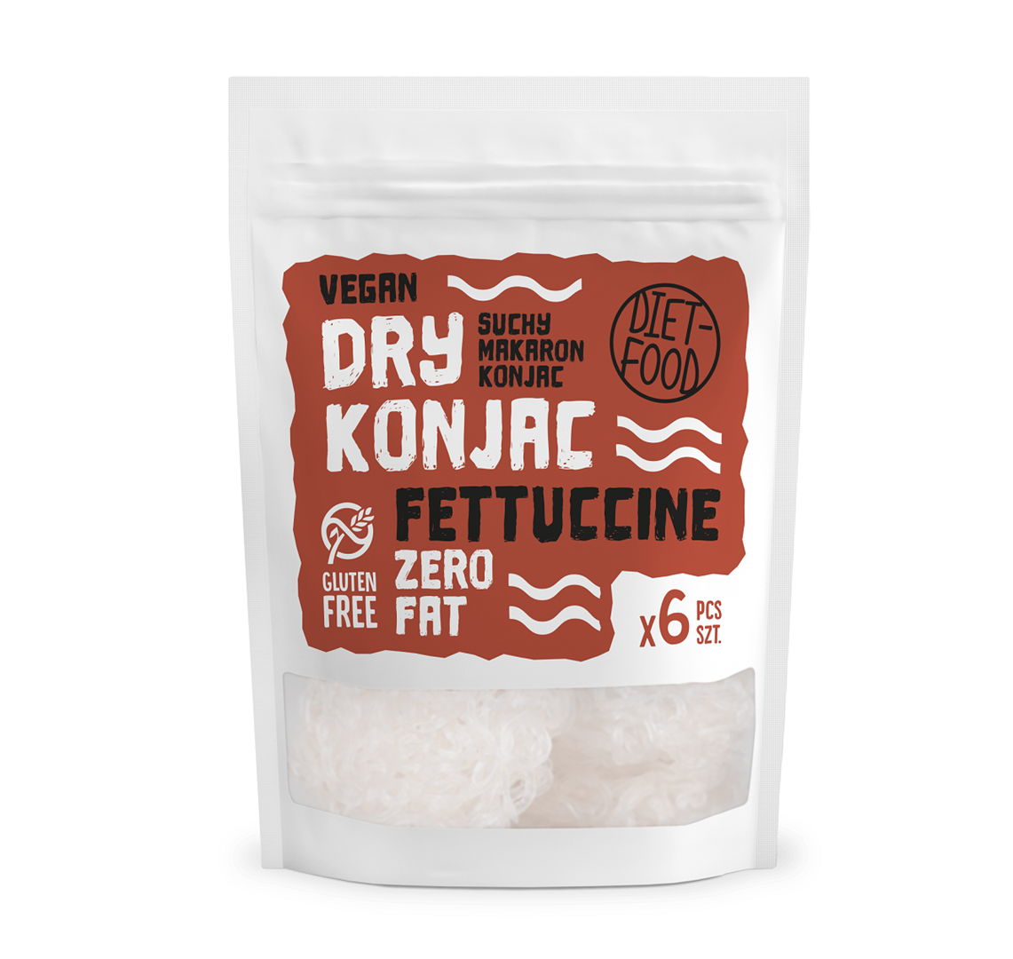 Diet-food makaron suchy (konjac) fettuccine bezglutenowy 150 g  diet
