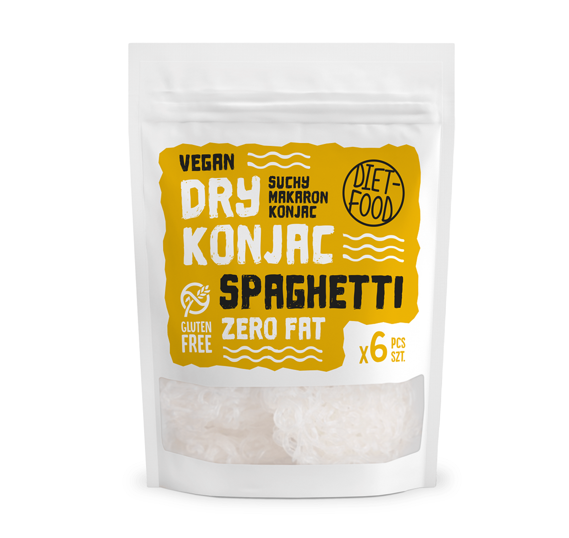 Diet-food makaron suchy (konjac) spaghetti bezglutenowy 150 g  diet
