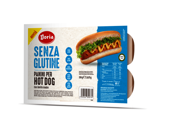 Doria bułki do hot dogów bezglutenowe (2 x 75 g) 150 g