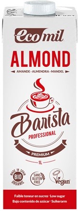 ECOMIL Napój migdałowy Barista BEZGL. BIO 1l