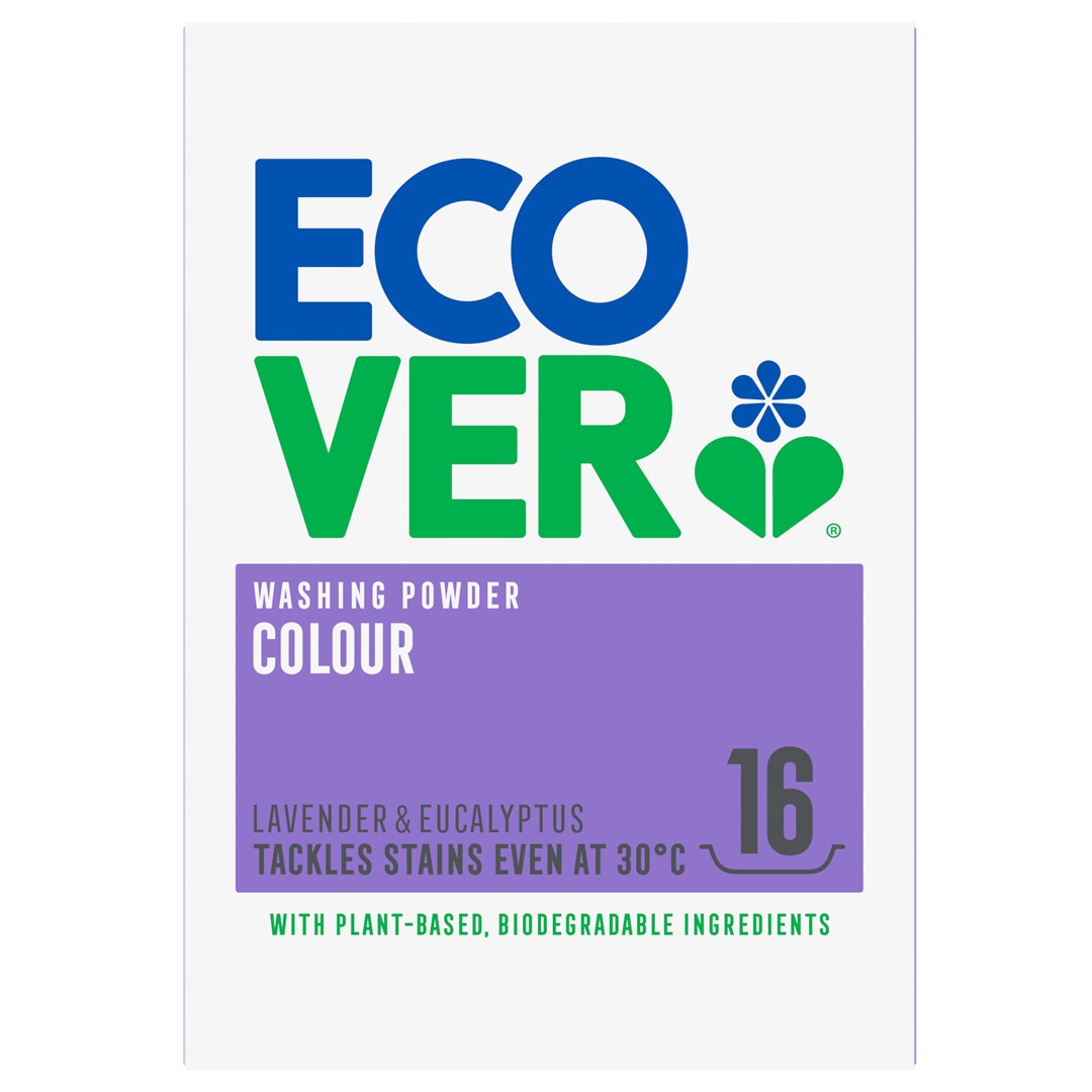 ECOVER Proszek do prania kolorowych tkanin Lavender  and  Eucalyptus 1,2 kg