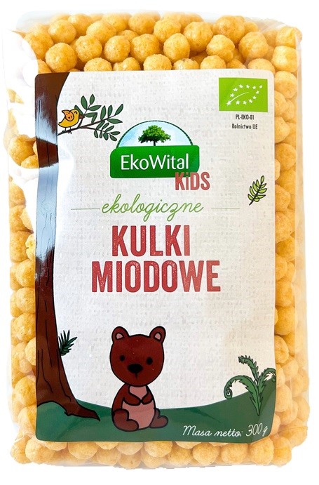 EKOWITAL Kulki miodowe BIO 300 g
