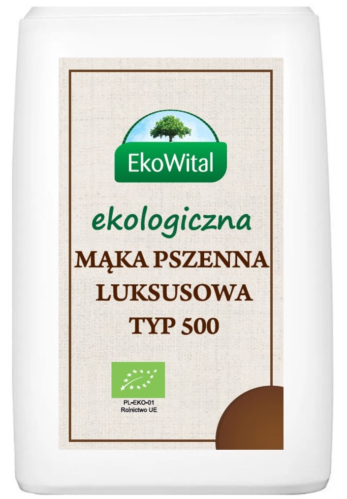 EKOWITAL Mąka pszenna typ 500 BIO 1 kg