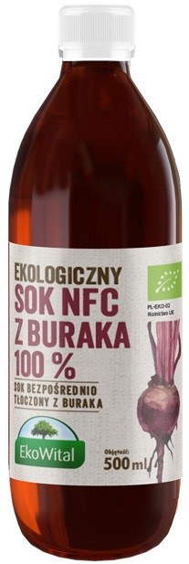 EKOWITAL Sok z buraków NFC 100% BIO 500ml