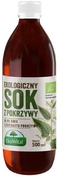EKOWITAL Sok z pokrzywy BIO 500ml