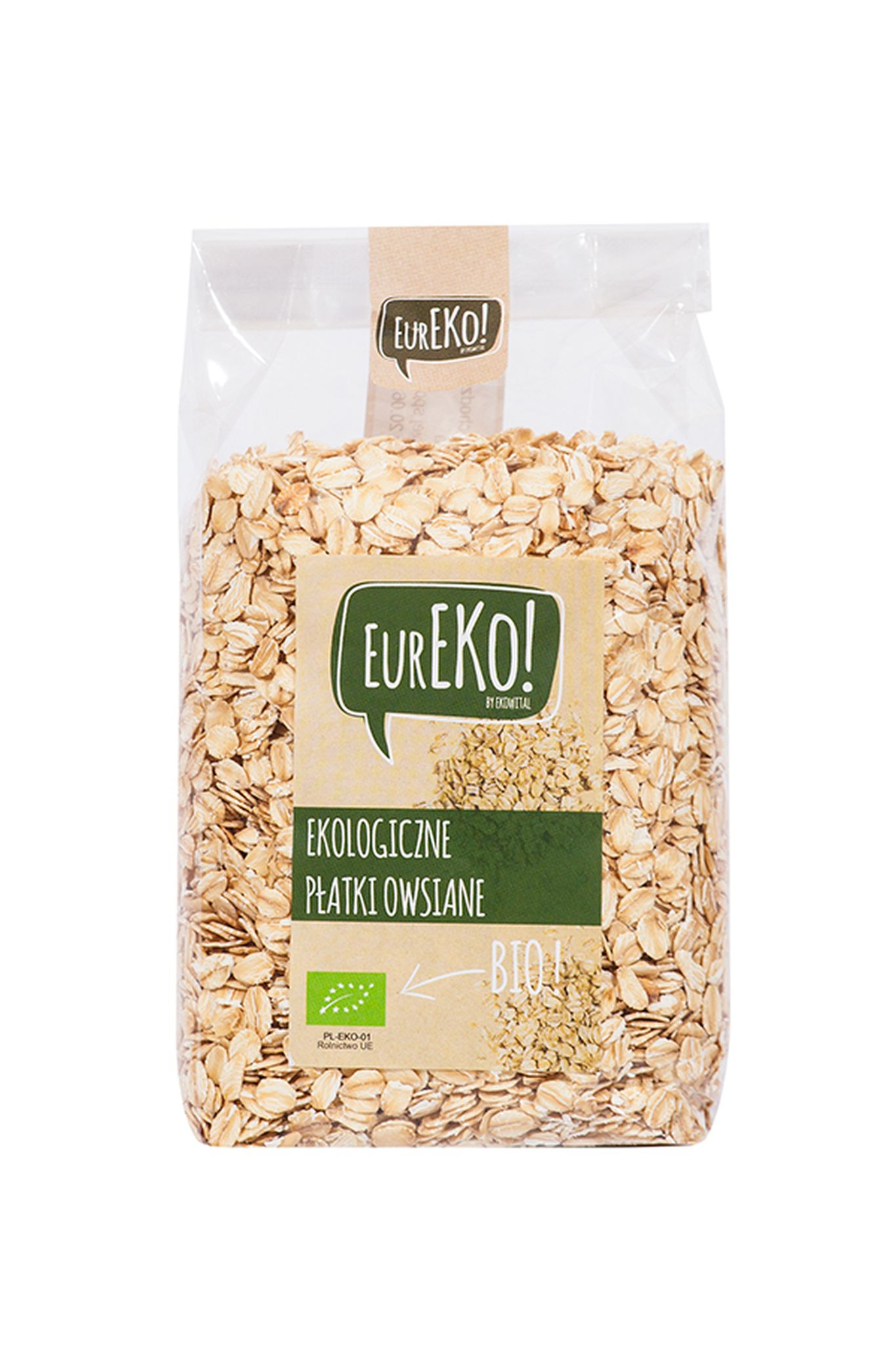 EUREKO Płatki owsiane drobne BIO 300 g