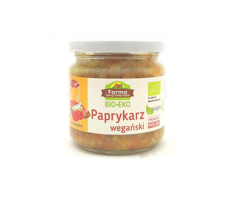 Farma świętokrzyska paprykarz wegański bezglutenowy bio 160 g