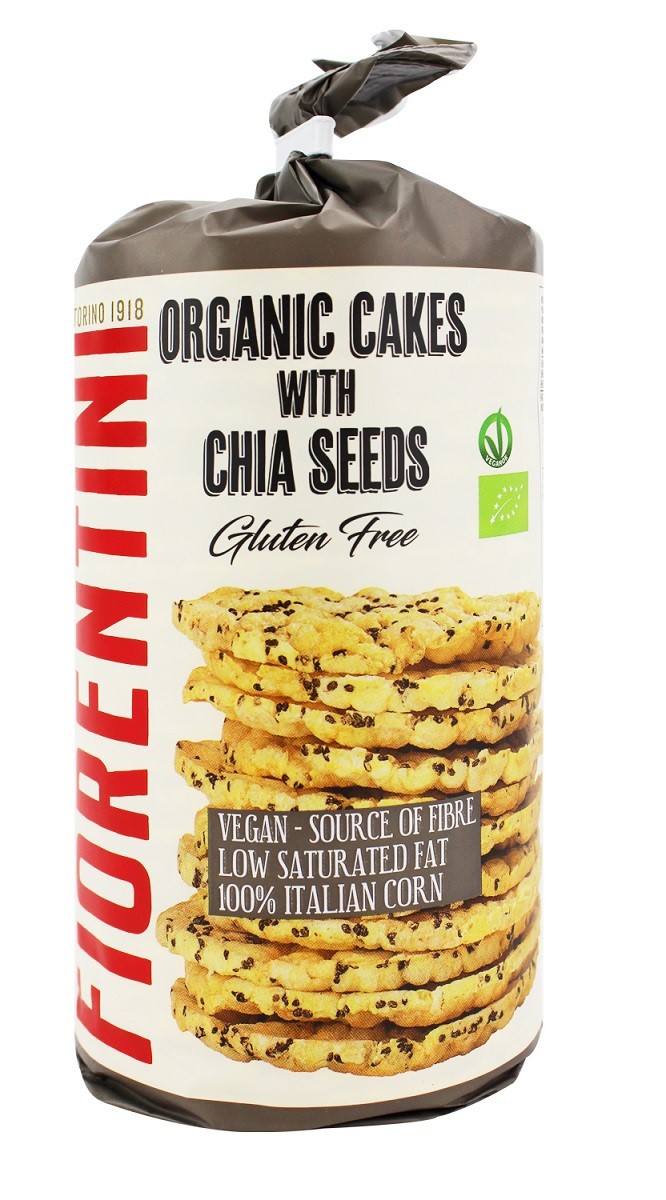 Fiorentini wafle kukurydziane z chia bezglutenowe bio 120 g