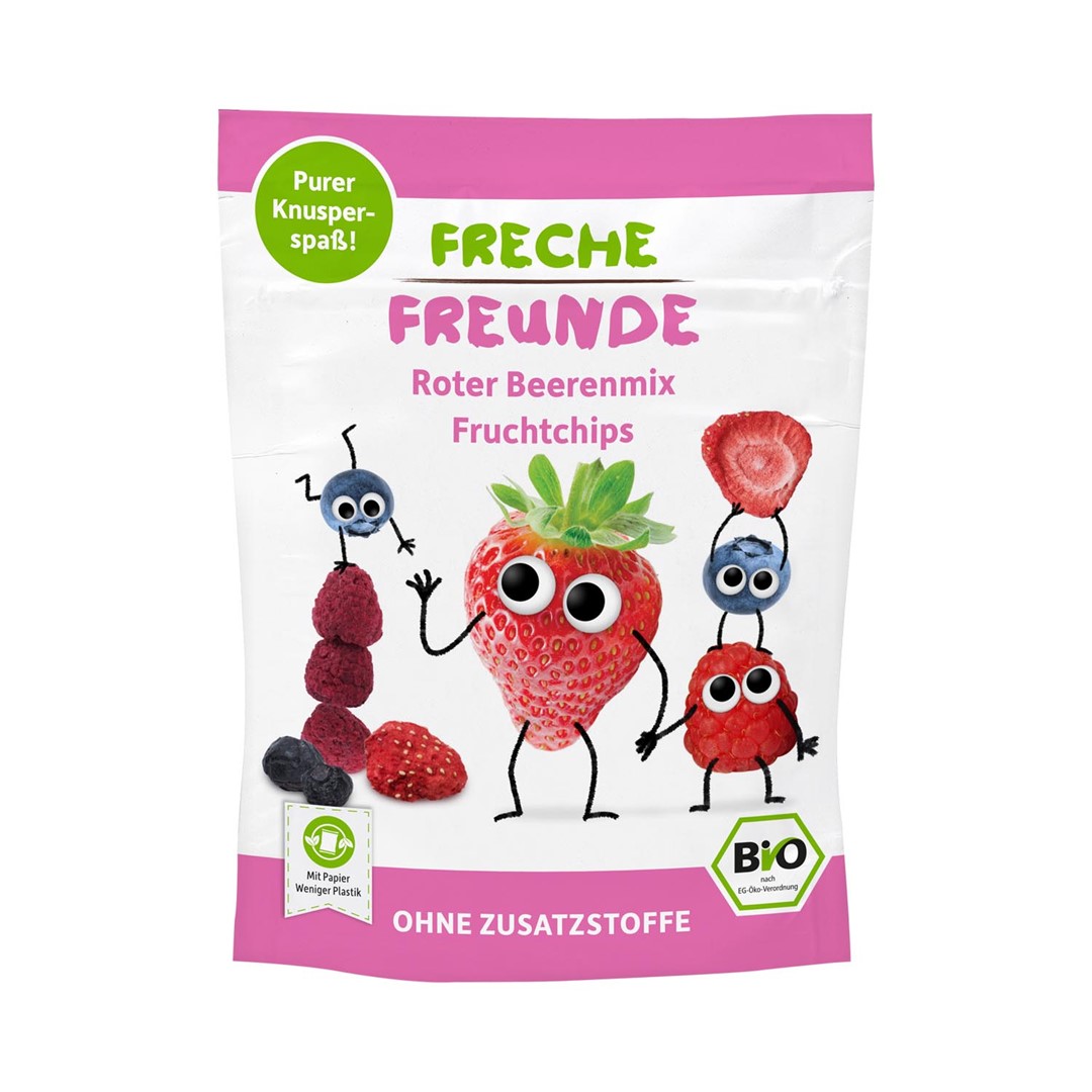 Freche freunde owoce jagodowe liofilizowane dla dzieci bezglutenowe bio 10 g