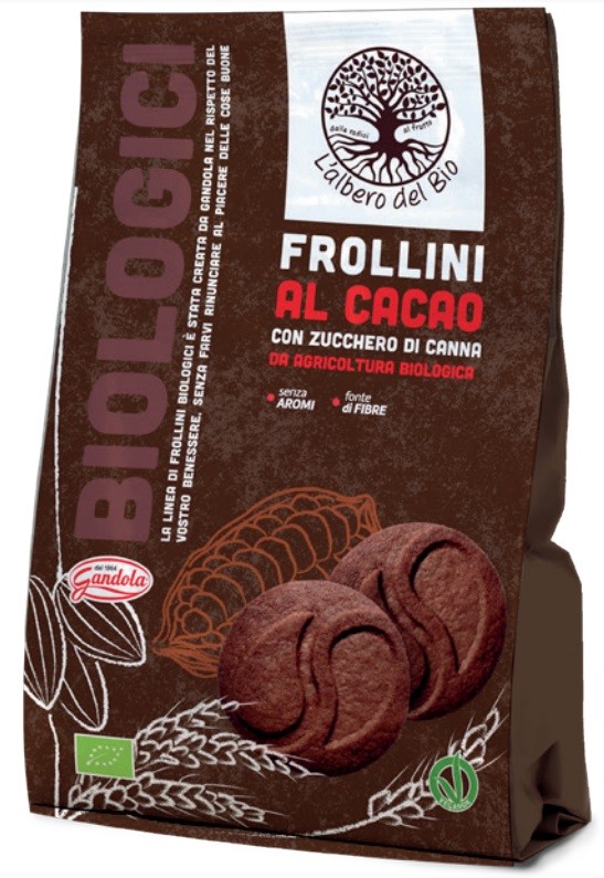 GANDOLA Ciastka z kakao wegańskie BIO 350 g