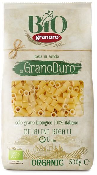 GRANORO Makaron ditalini rigati BIO 500 g