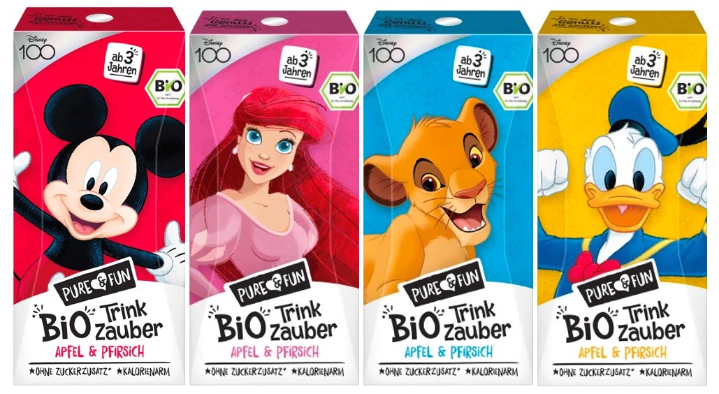HEJO! Napój jabłko- brzoskwinia BIO 200 ml Bajki Disney