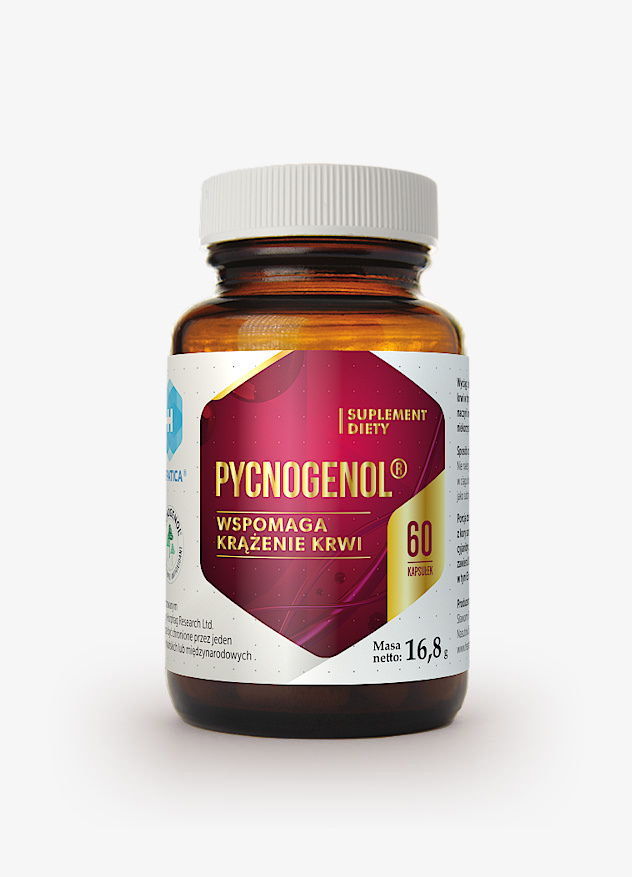 HEPATICA Pycnogenol Wyciąg z kory sosny 60 kapsułek