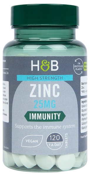 HOLLAND & BARRETT High Strength Zinc 25 mg (120 tabl.)